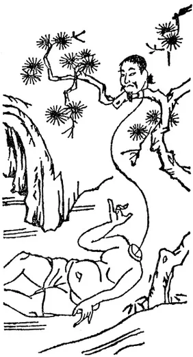 飞头獠:寺岛良安 编《和汉三才图会》「飞头蛮」
