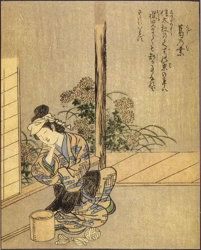 日本的狐:竹原春泉斋《绘本百物语》「葛の葉」